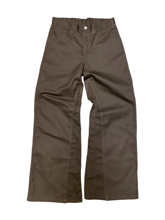 BROWN ON BROWN FLARE PANT